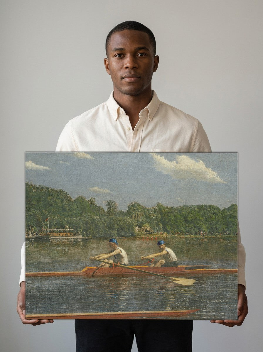Held for scale — 24 x 18 inch canvas