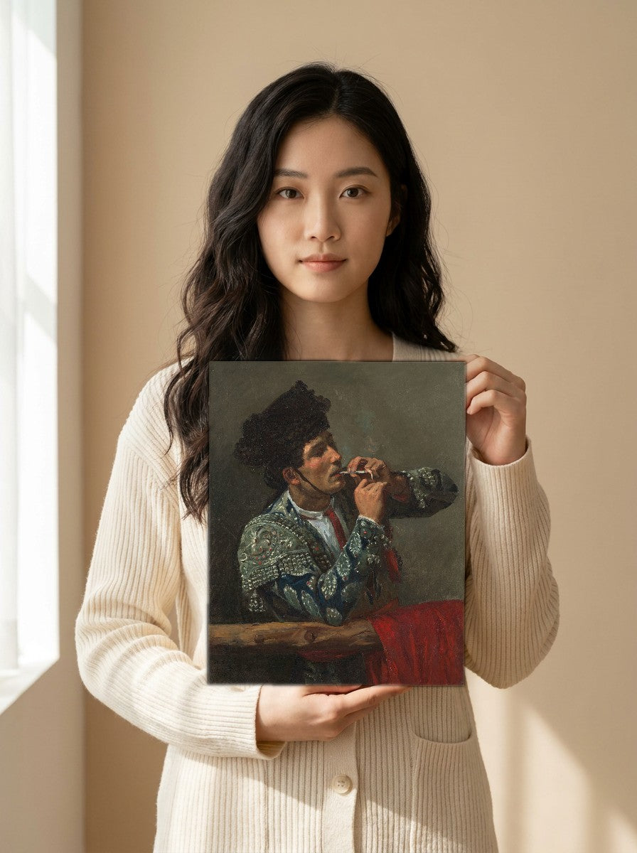 Held for scale — 8 x 10 inch canvas