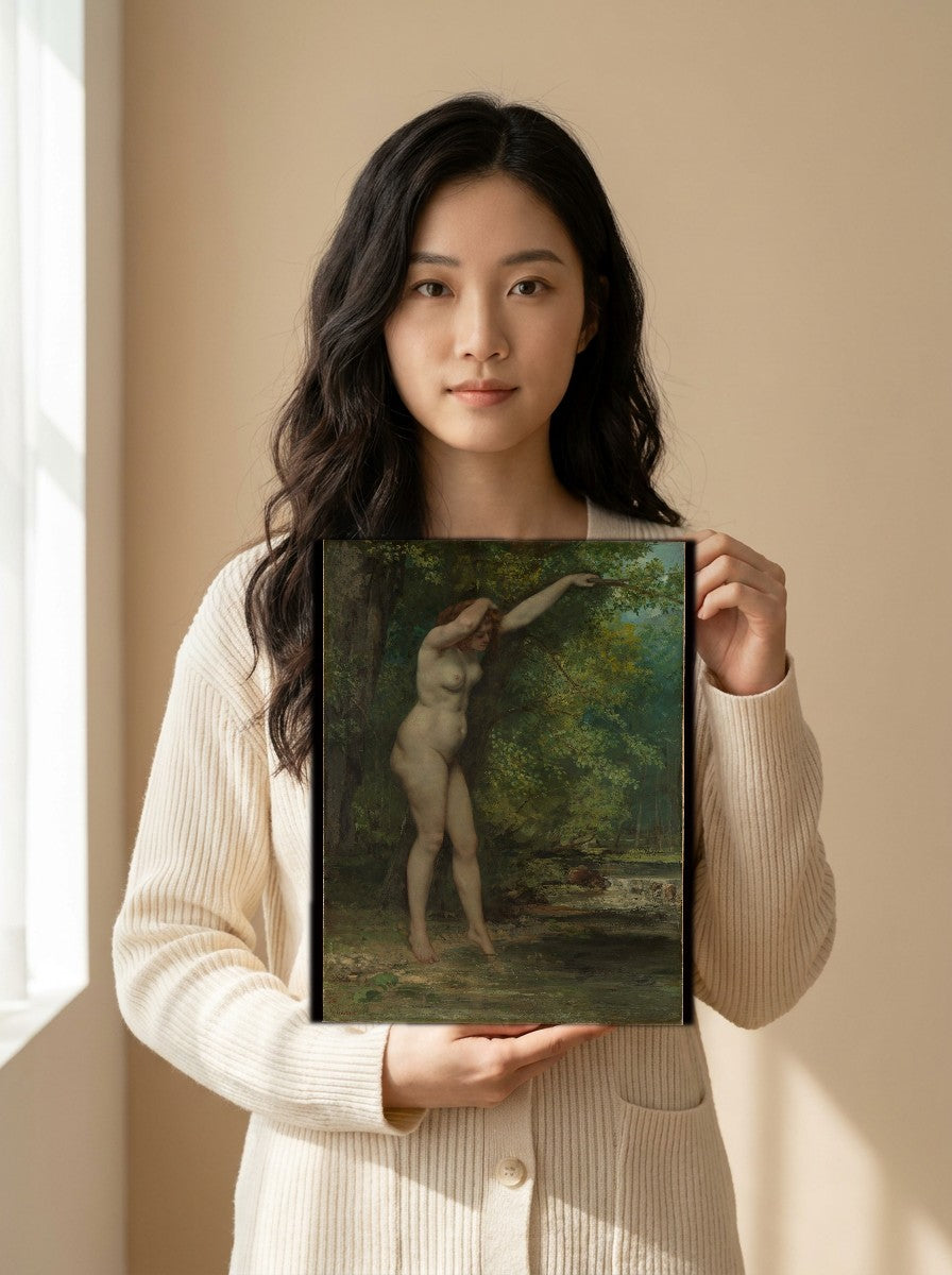 Held for scale — 8 x 10 inch canvas