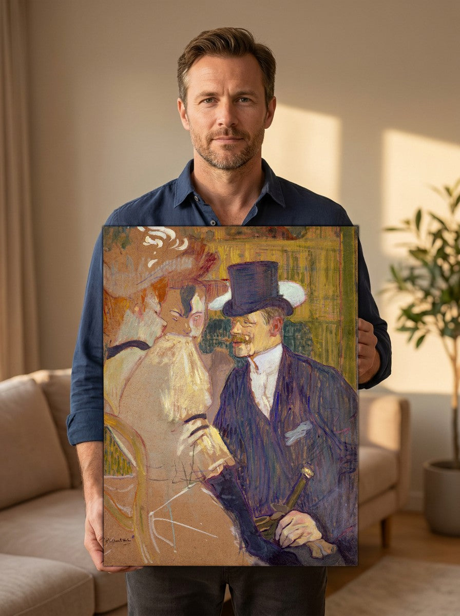 Held for scale — 16 x 20 inch canvas