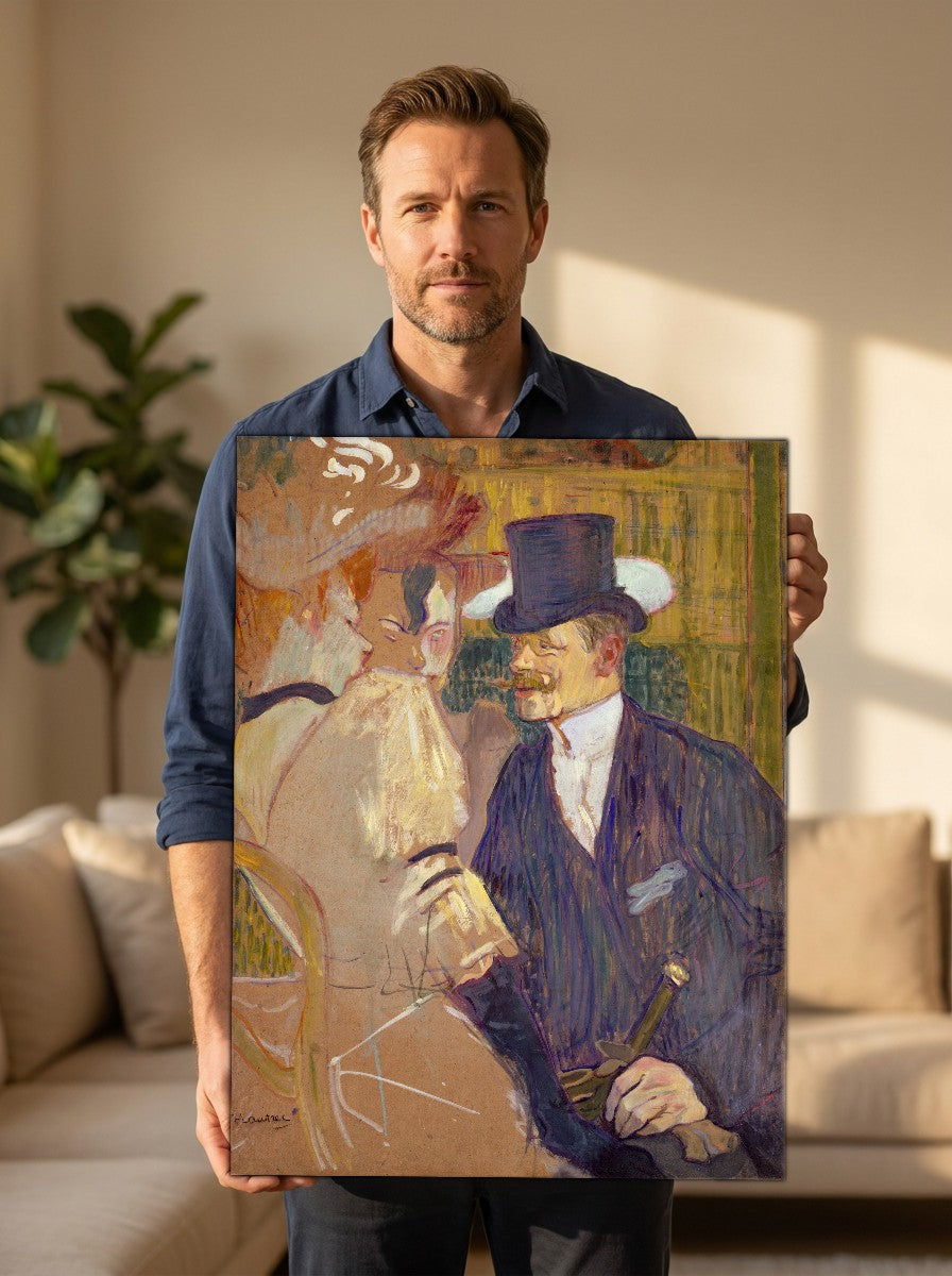 Held for scale — 18 x 24 inch canvas