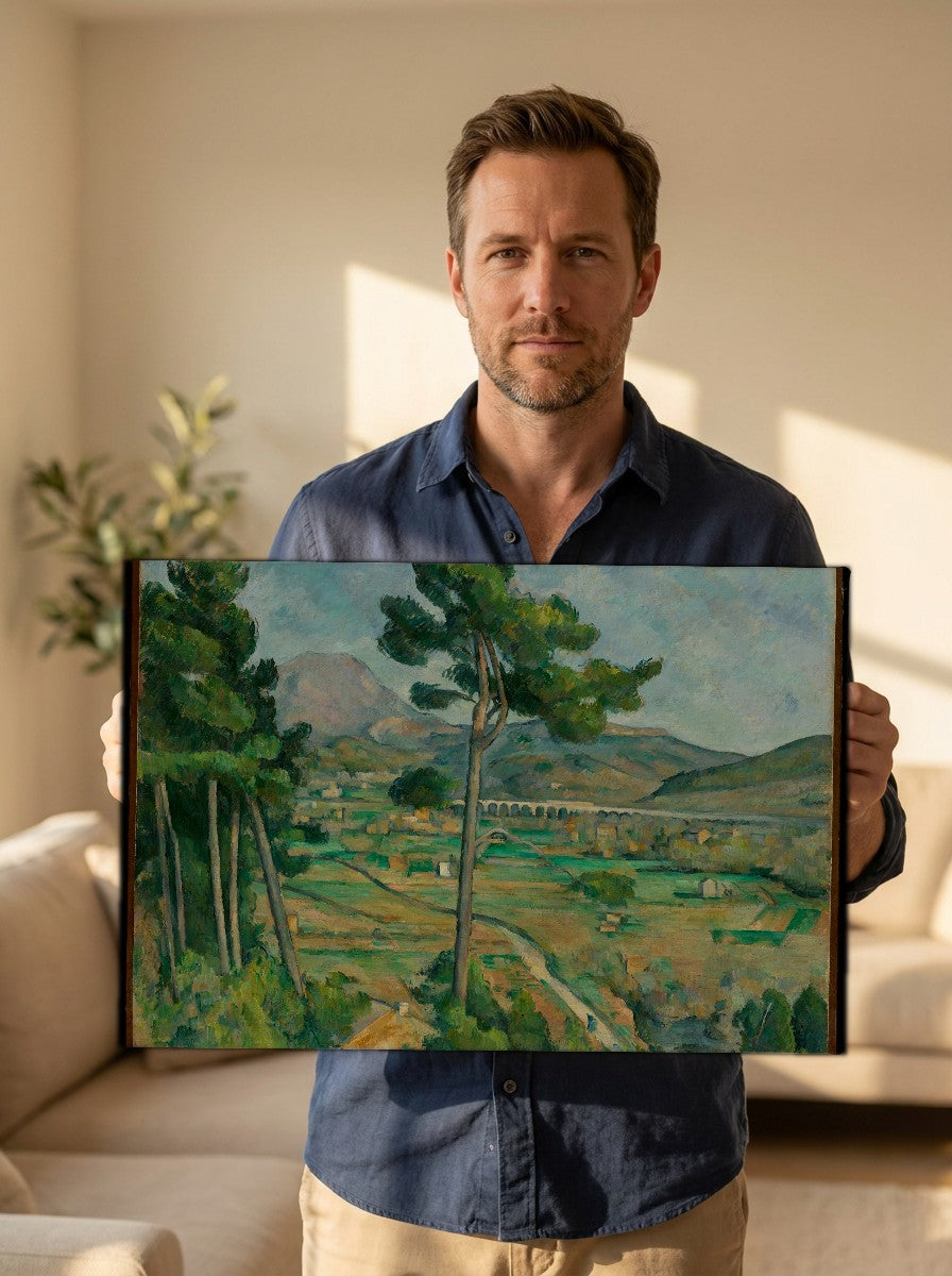 Held for scale — 24 x 18 inch canvas