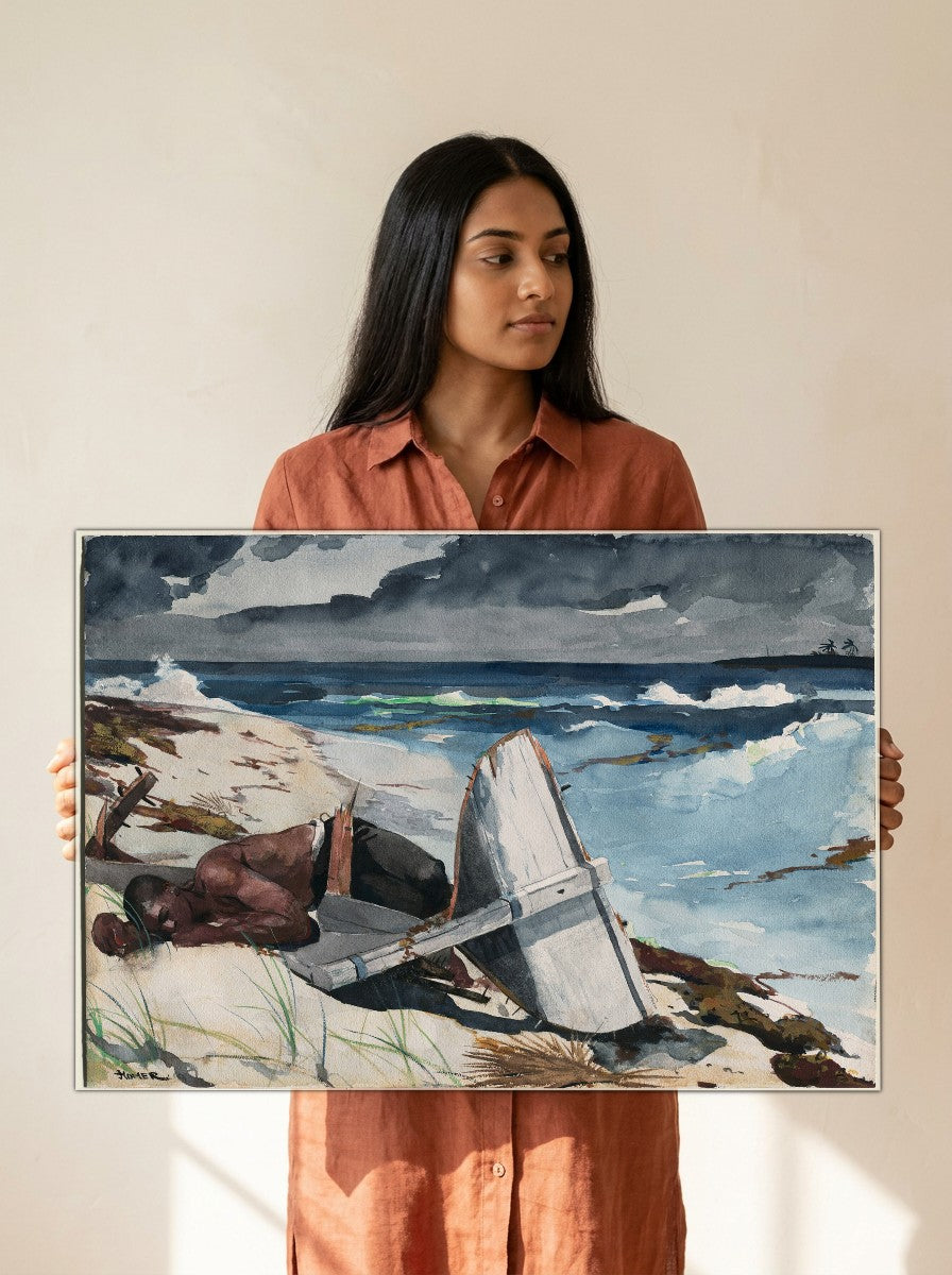 Held for scale — 24 x 18 inch canvas