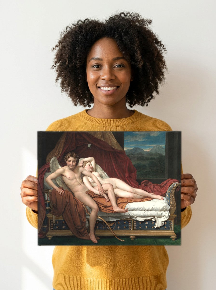 Held for scale — 14 x 11 inch canvas