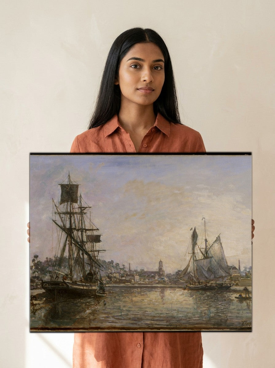 Held for scale — 24 x 18 inch canvas