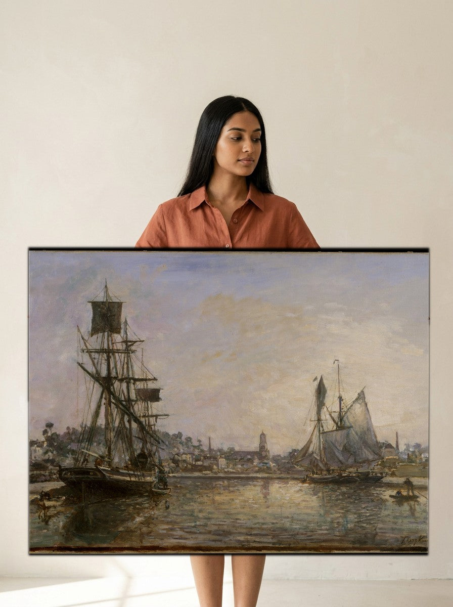 Held for scale — 36 x 24 inch canvas