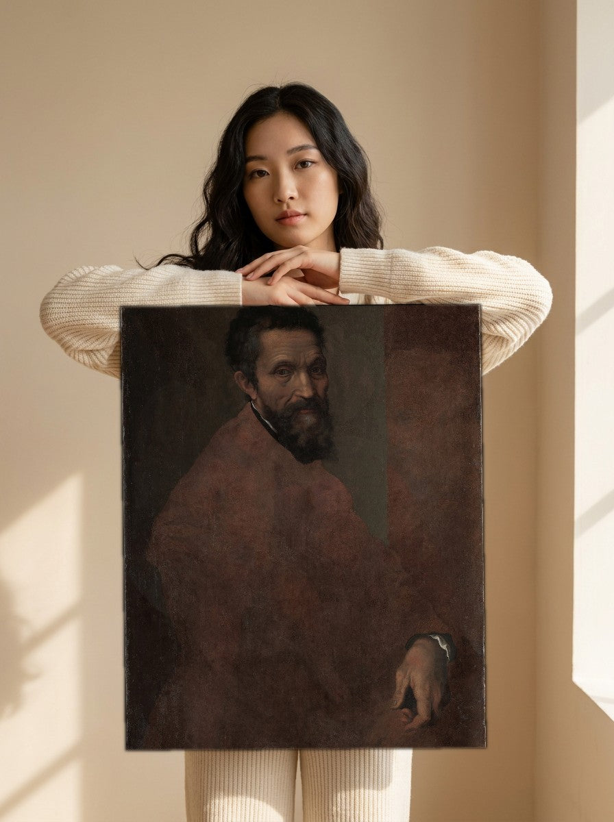 Held for scale — 18 x 24 inch canvas