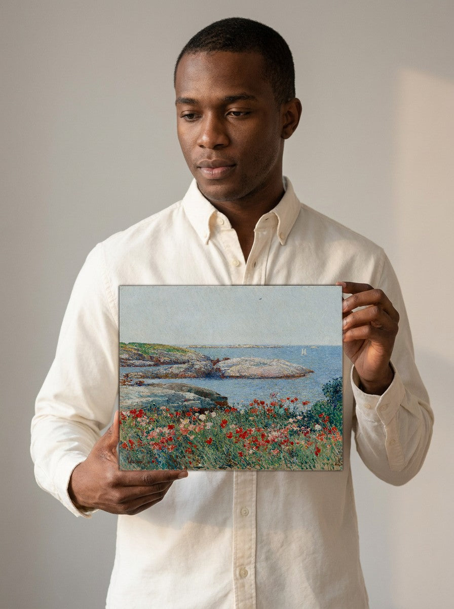 Held for scale — 10 x 8 inch canvas