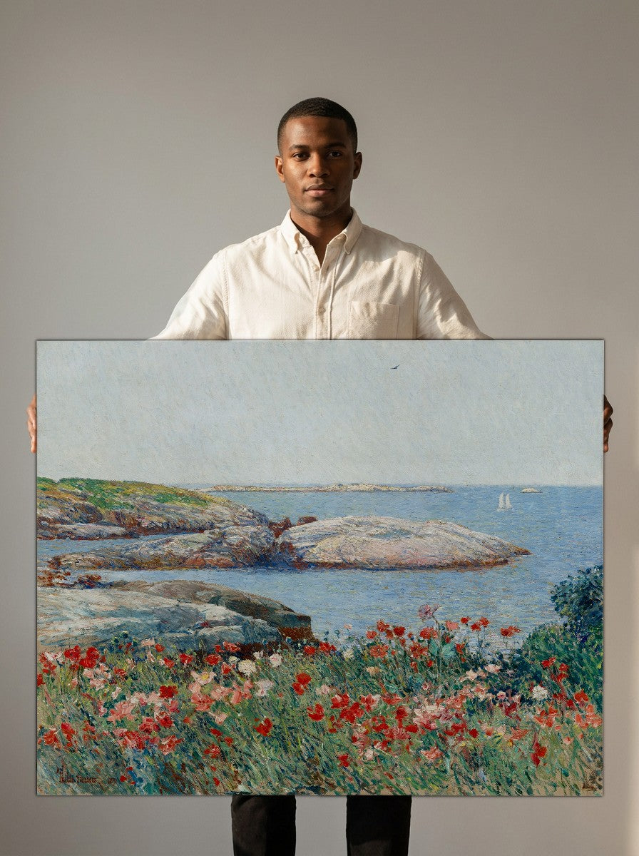 Held for scale — 36 x 24 inch canvas