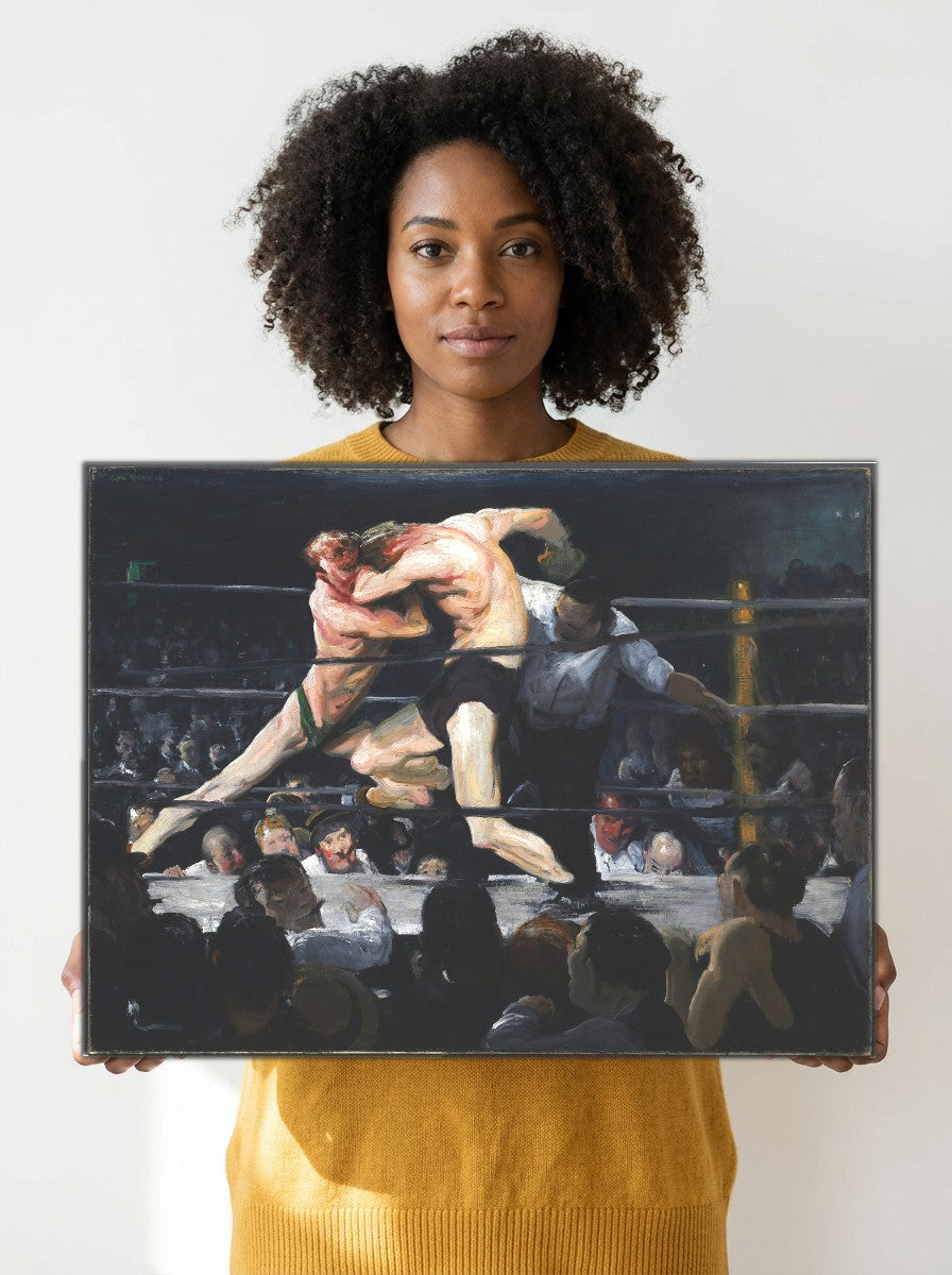 Held for scale — 18 x 12 inch canvas