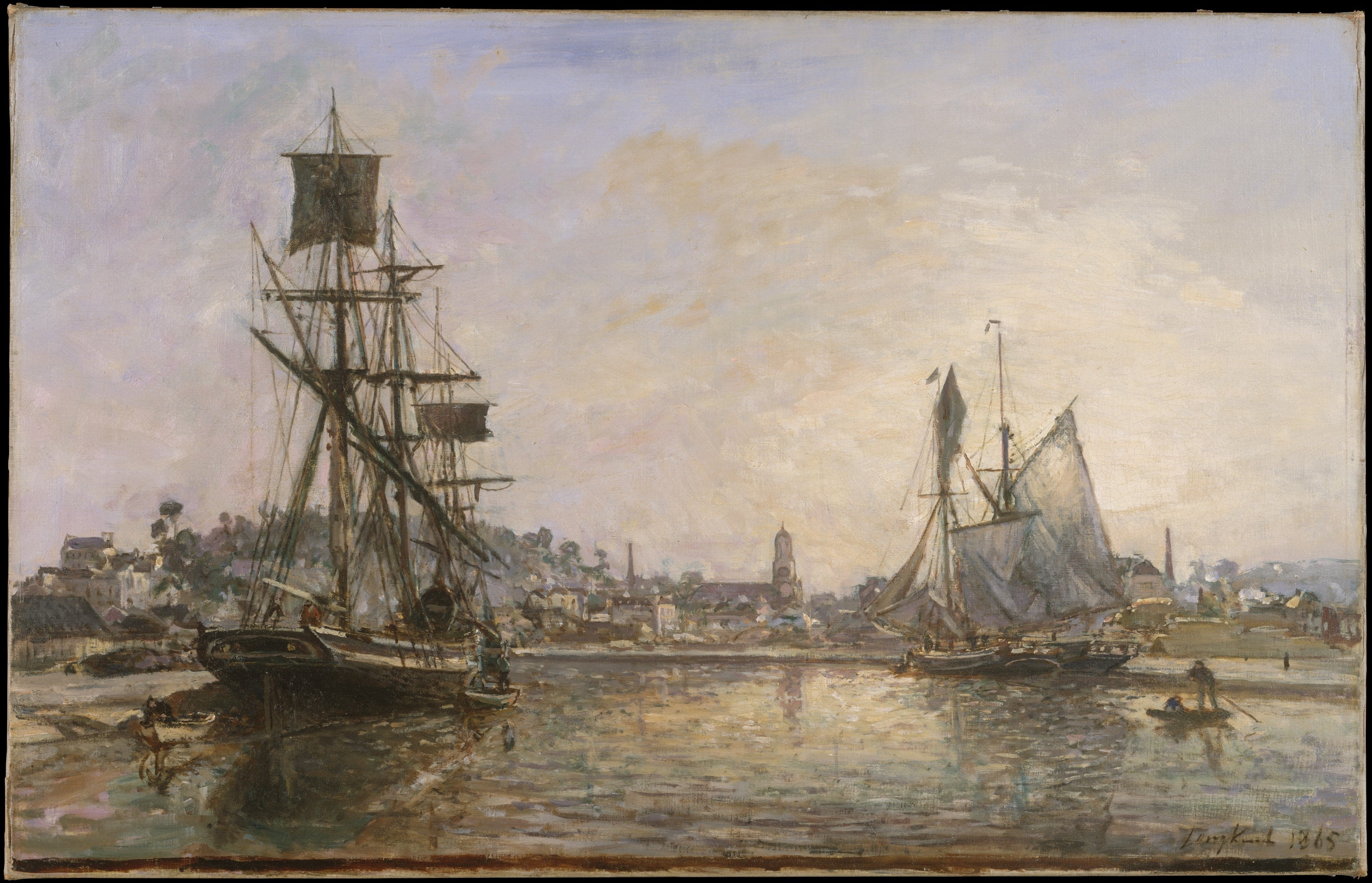 Honfleur — Johan Barthold Jongkind (1865)
