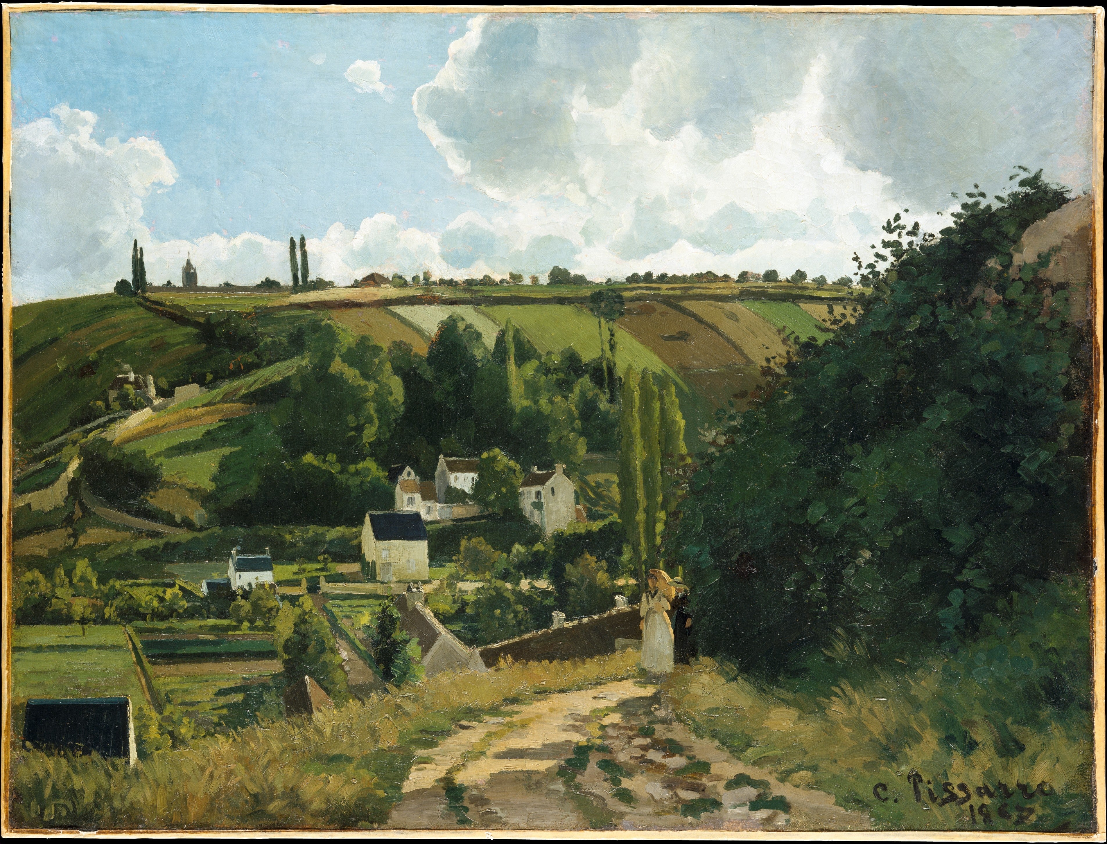 Jalais Hill, Pontoise — Camille Pissarro (1867)