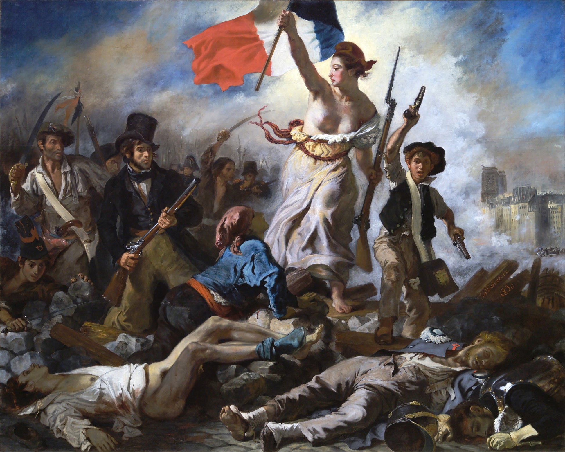 Liberty Leading the People — Eugene Delacroix (1830)