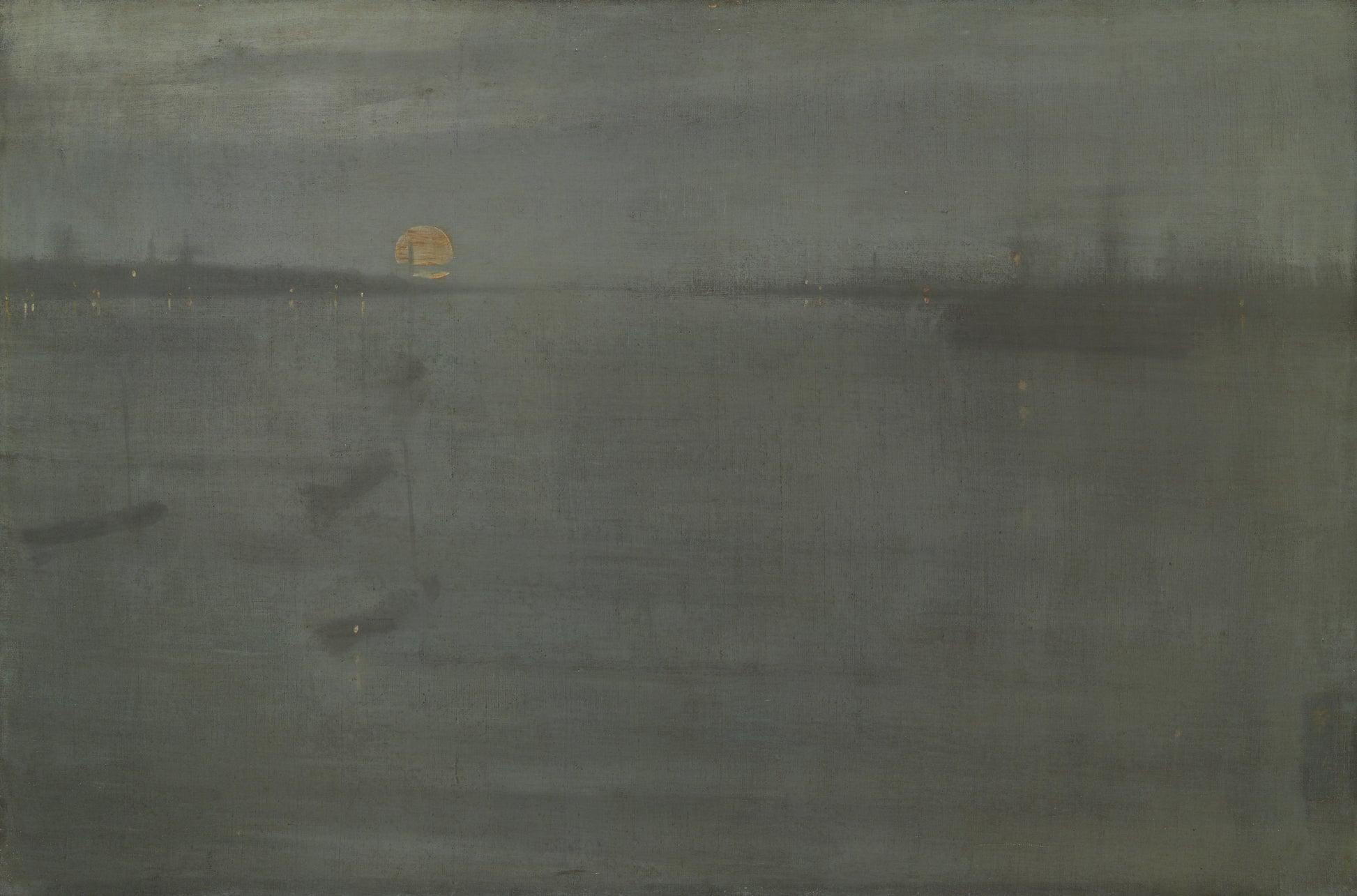 Nocturne: Blue and Gold—Southampton Water — James McNeill Whistler (1872)