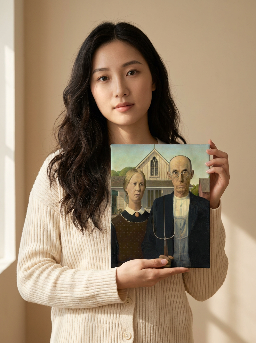 American Gothic — Grant Wood (1930)
