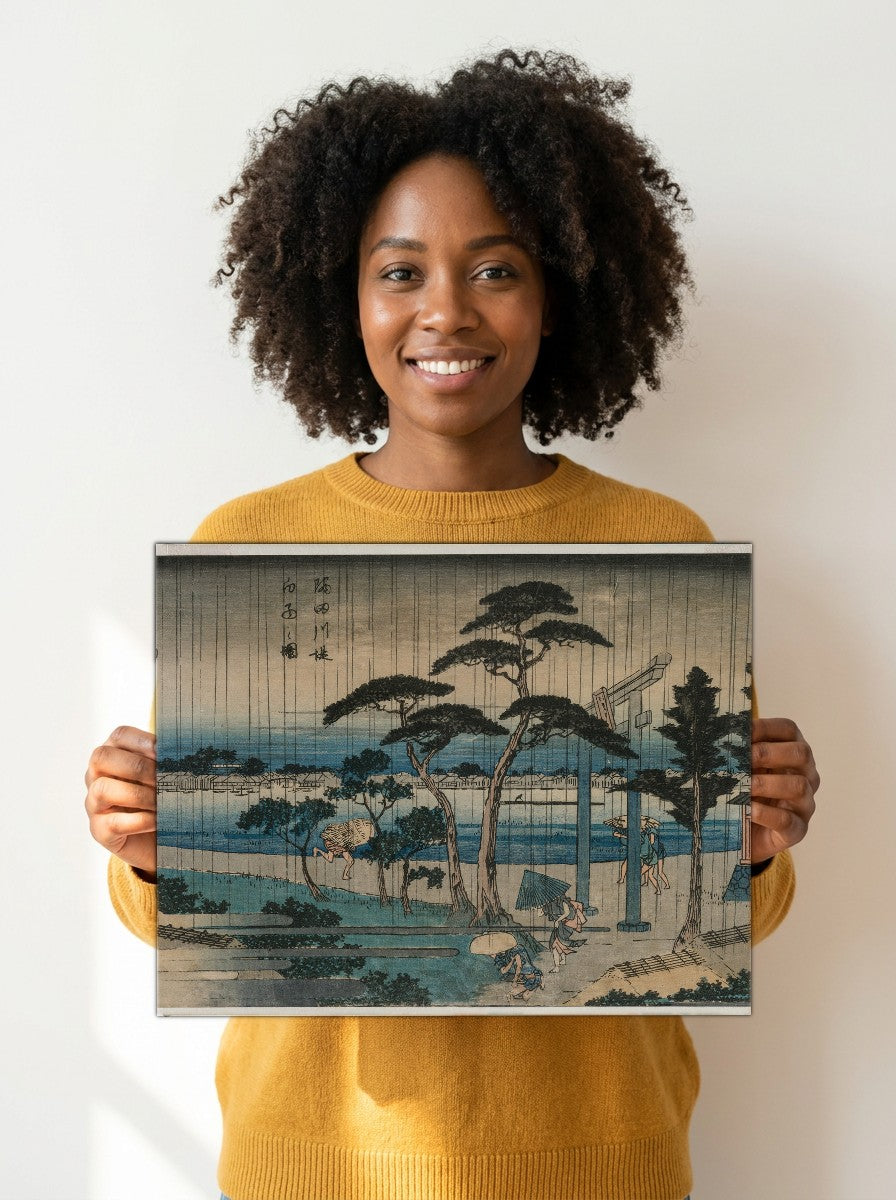 Held for scale — 14 x 11 inch canvas