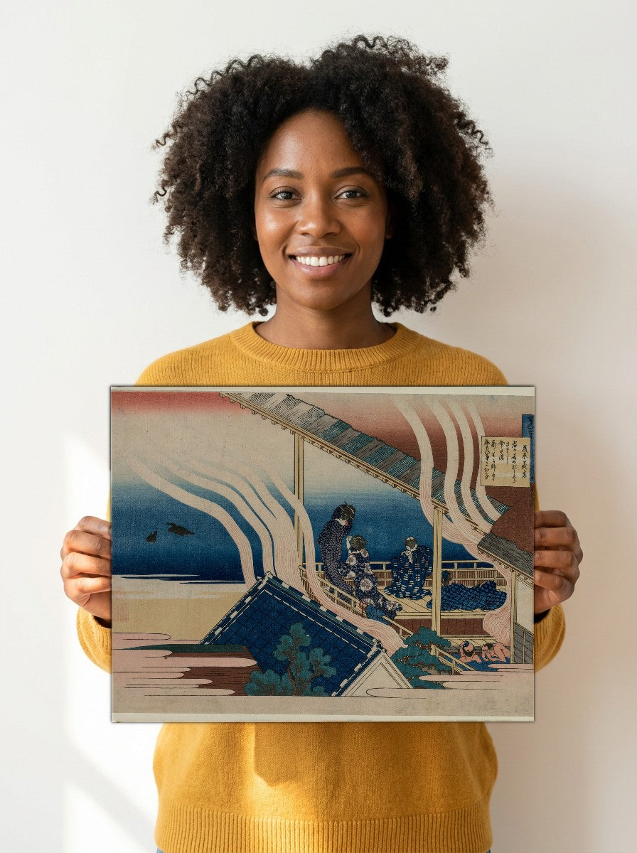 Held for scale — 14 x 11 inch canvas