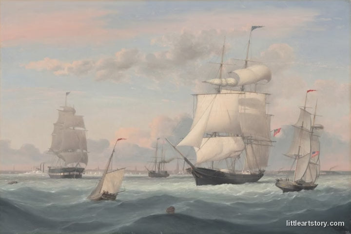 New York Harbor — animated (Little Art Story)