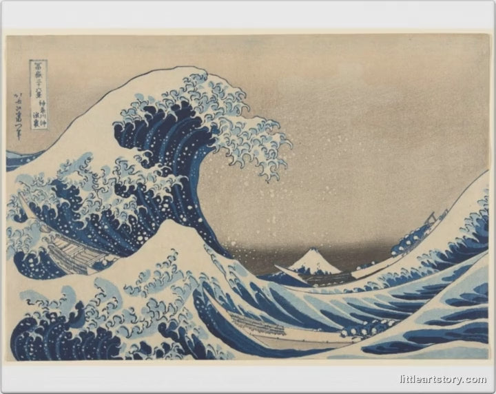 The Great Wave — animated (Little Art Story)