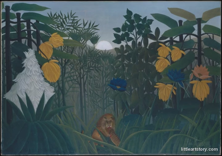 The Repast of the Lion — animated (Little Art Story)