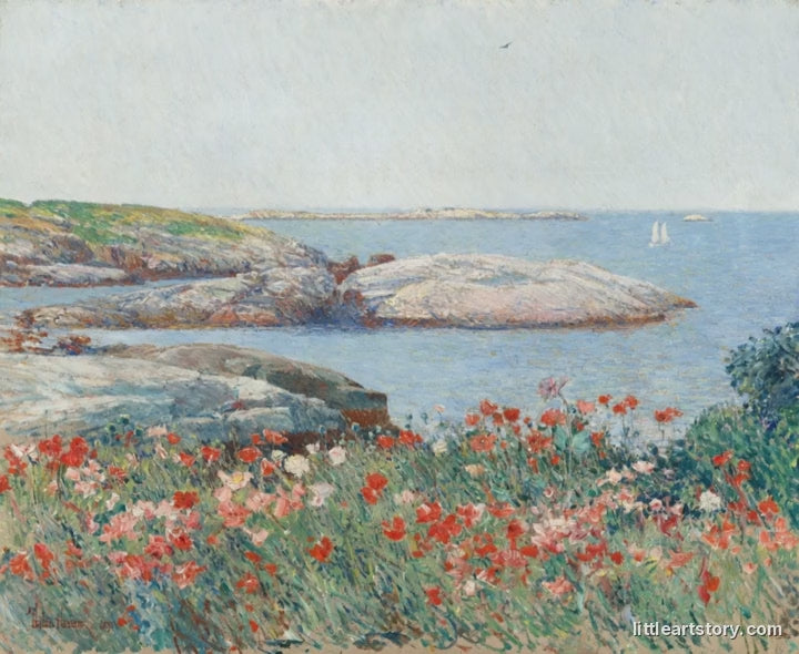 Poppies, Isles of Shoals — animated (Little Art Story)