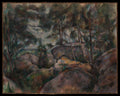 Rocks at Fontainebleau — Paul Cézanne (1890s)