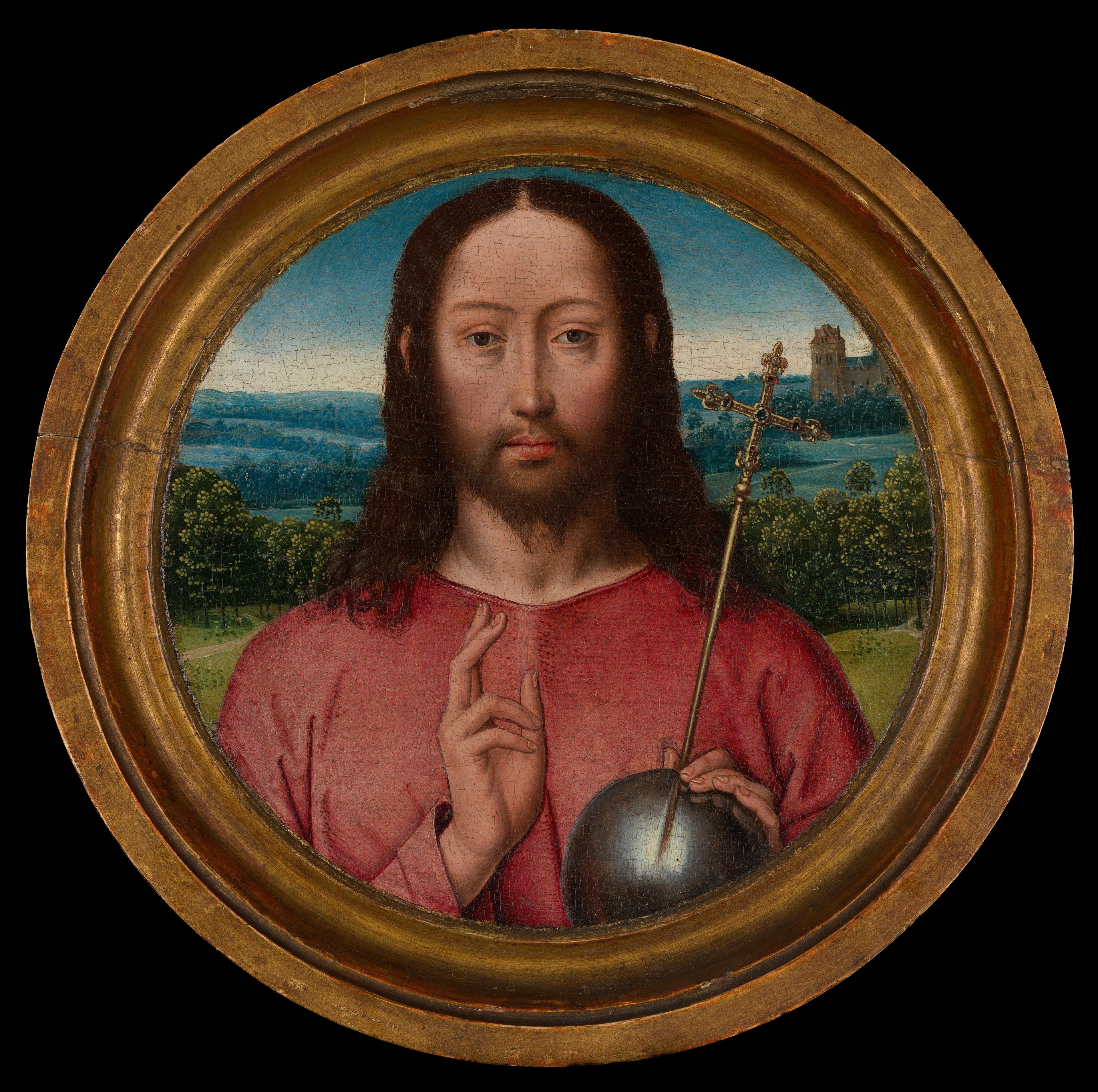 Salvator Mundi — Hans Memling (1480–85)
