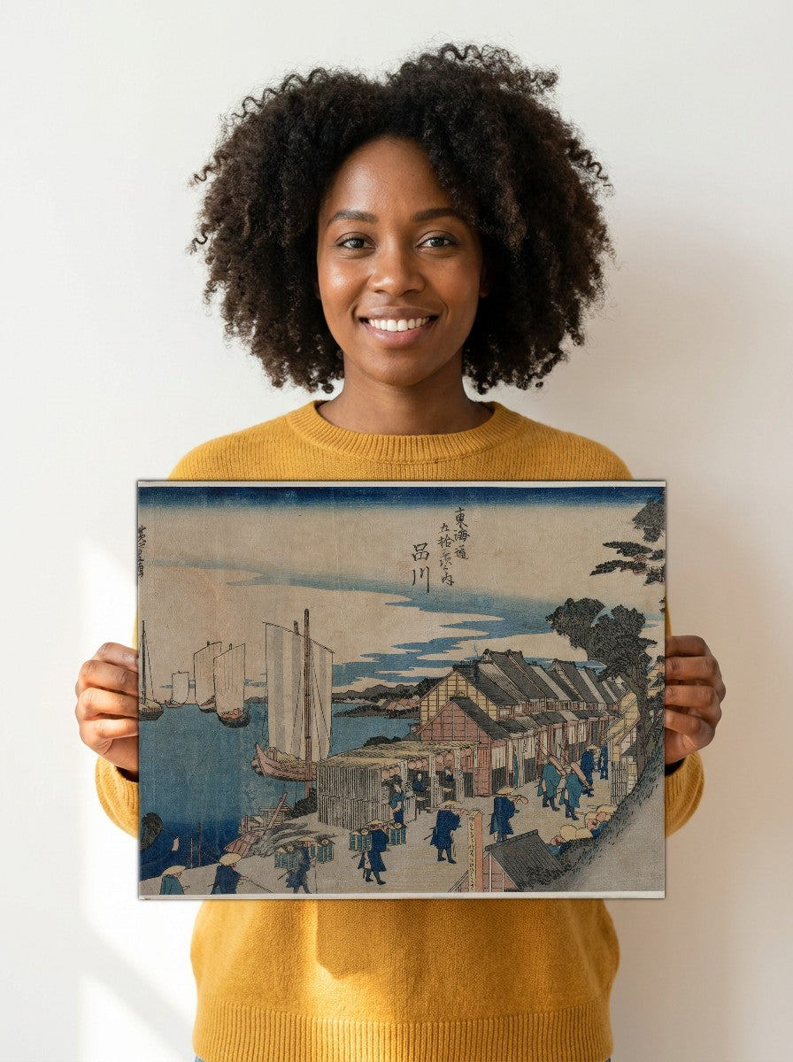 Held for scale — 14 x 11 inch canvas