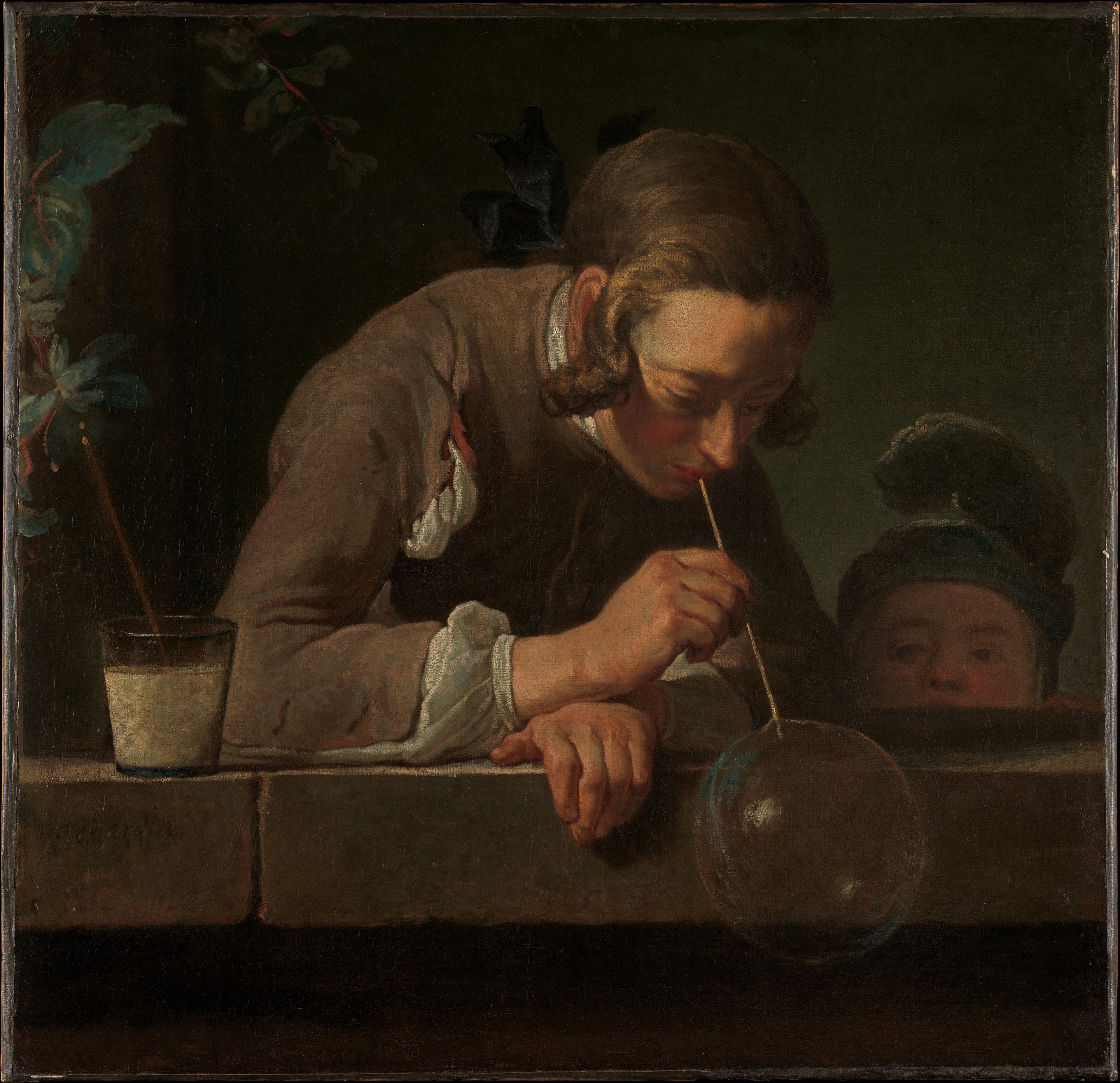 Soap Bubbles — Jean-Siméon Chardin (ca. 1733–34)