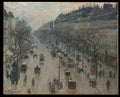 The Boulevard Montmartre on a Winter Morning — Camille Pissarro (1897)