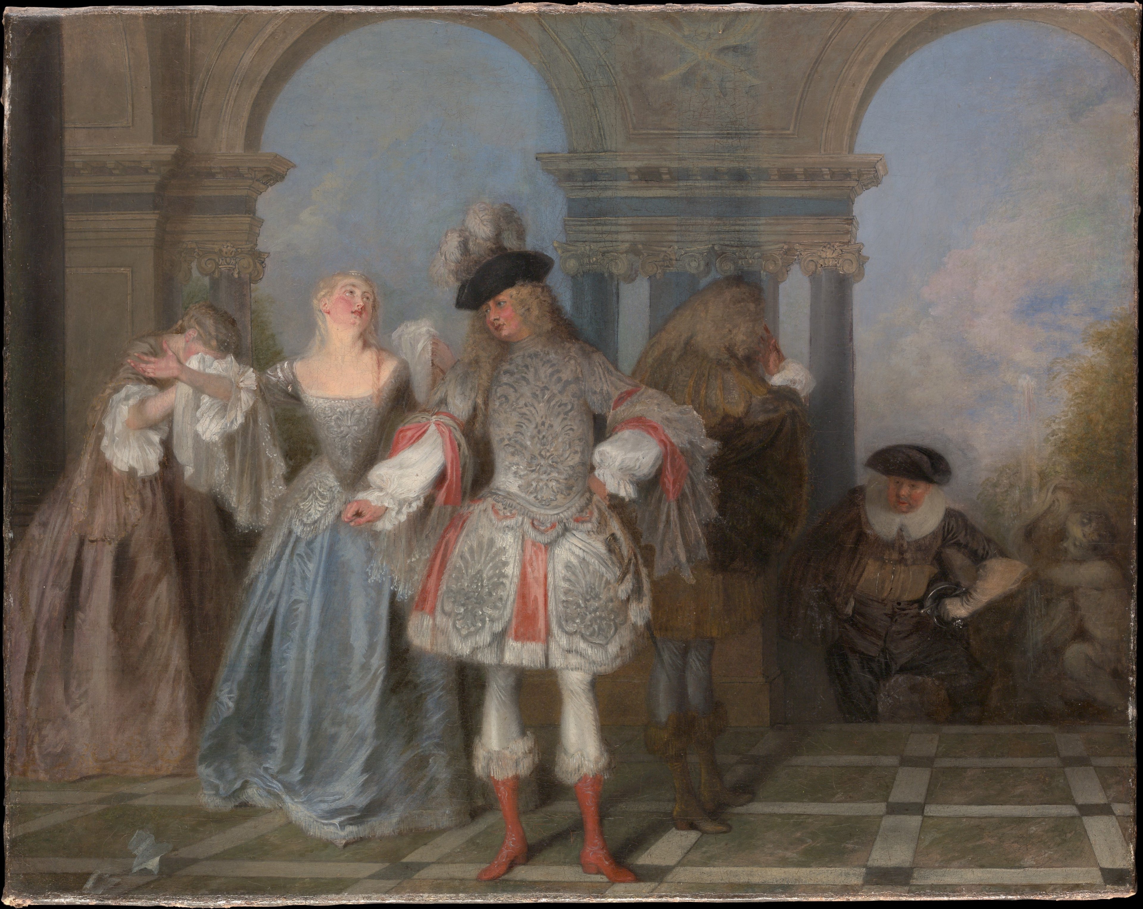 The French Comedians — Antoine Watteau (ca. 1720)