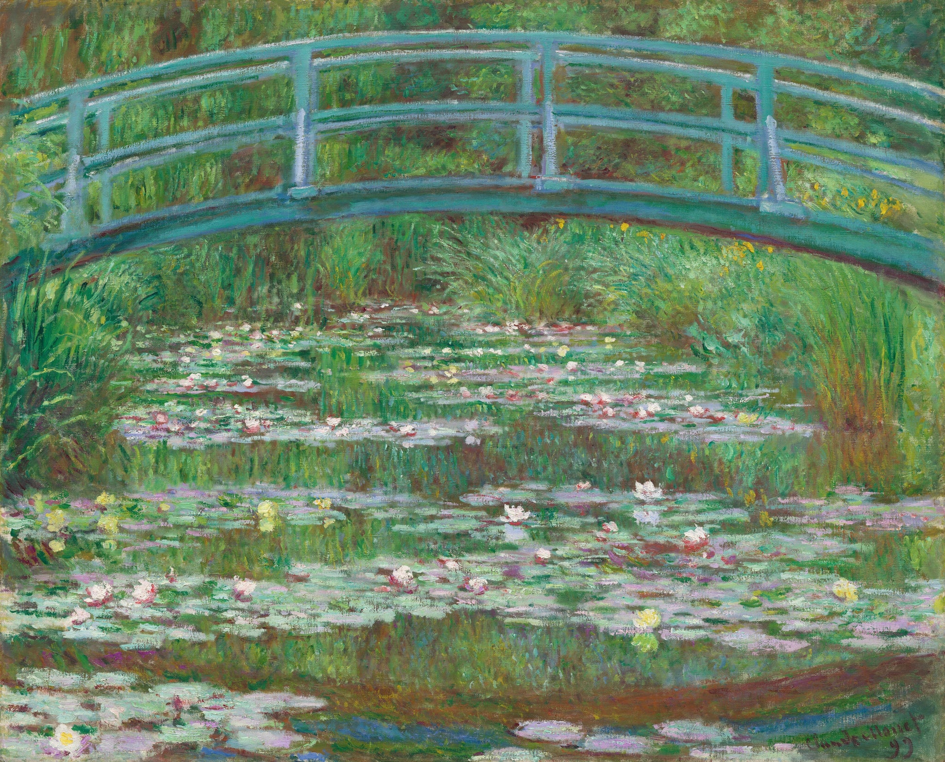 The Japanese Footbridge — Claude Monet (1899)