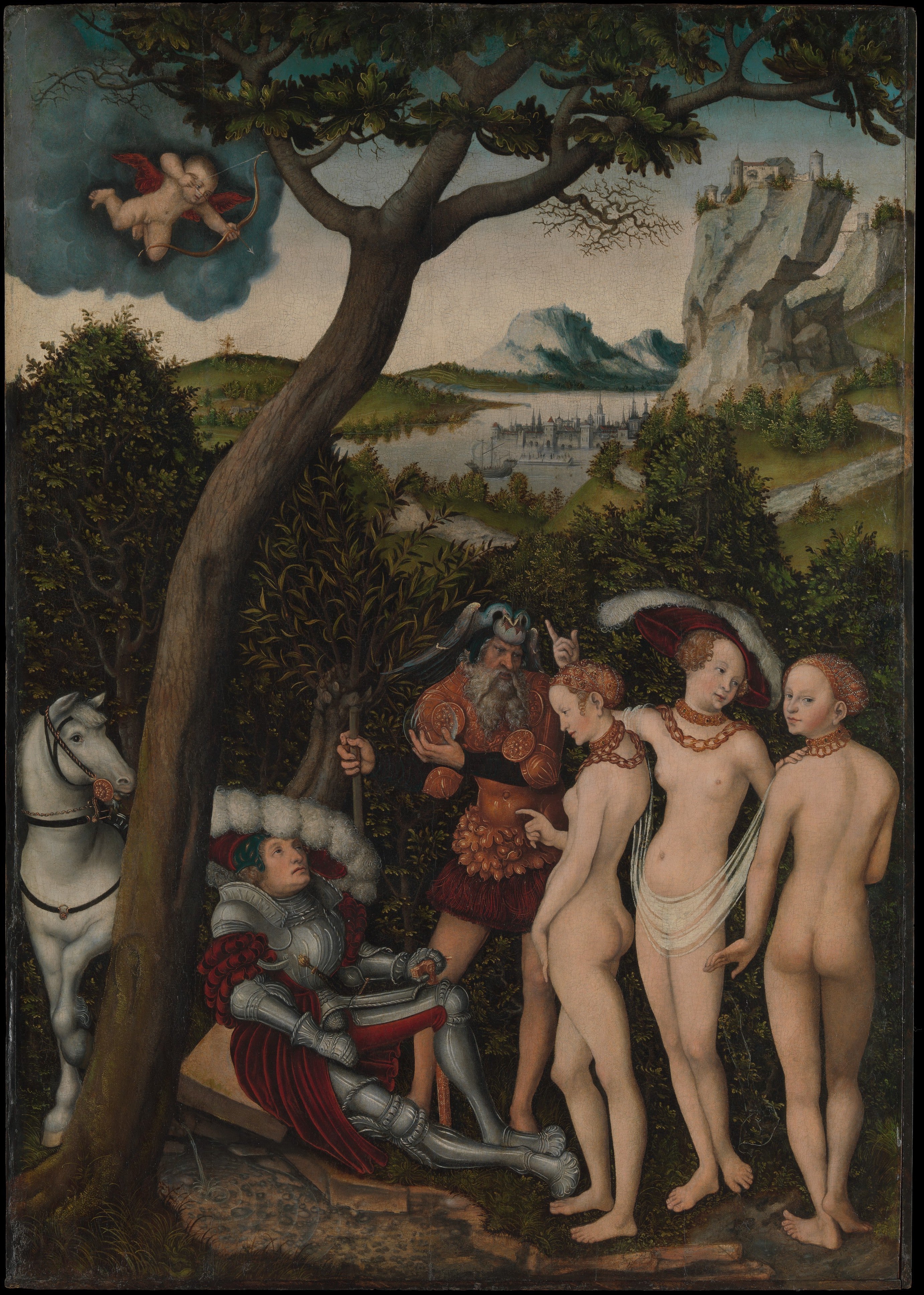 The Judgment of Paris — Lucas Cranach the Elder (ca. 1528)