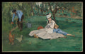 The Monet Family in Their Garden at Argenteuil — Édouard Manet (1874)