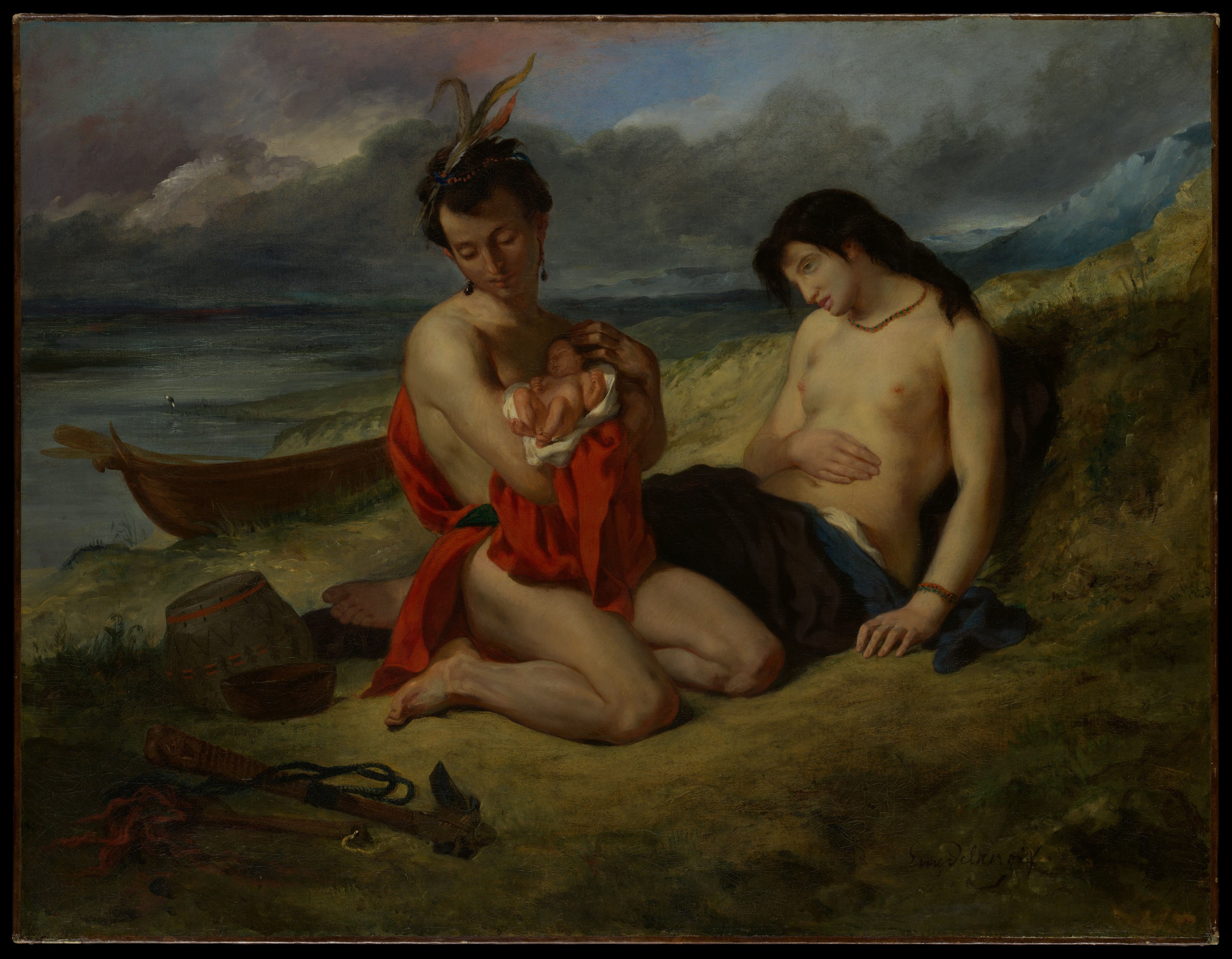 The Natchez — Eugene Delacroix (1823–24 and 1835)