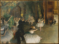The Rehearsal of the Ballet Onstage — Edgar Degas (ca. 1874)