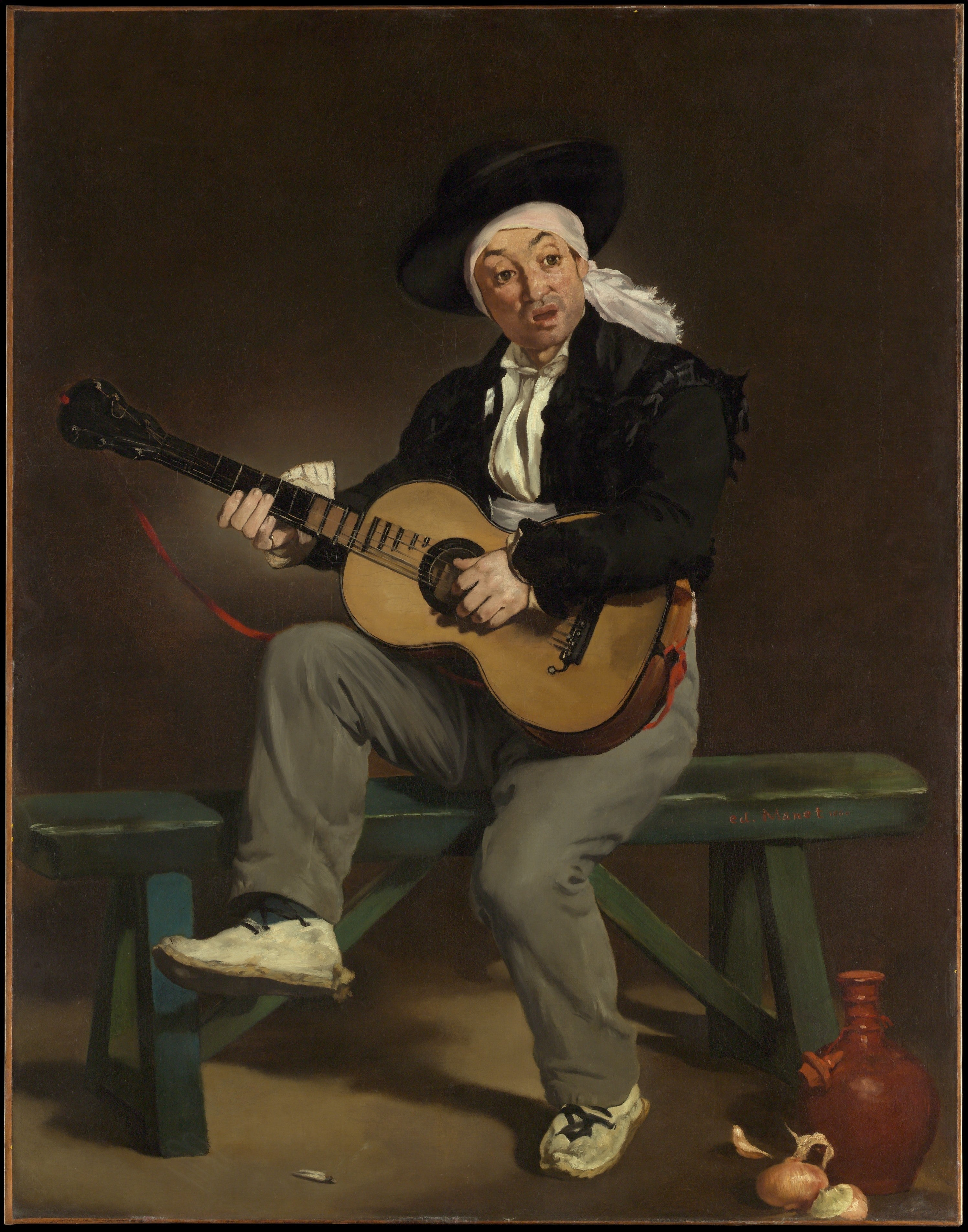 The Spanish Singer — Édouard Manet (1860)