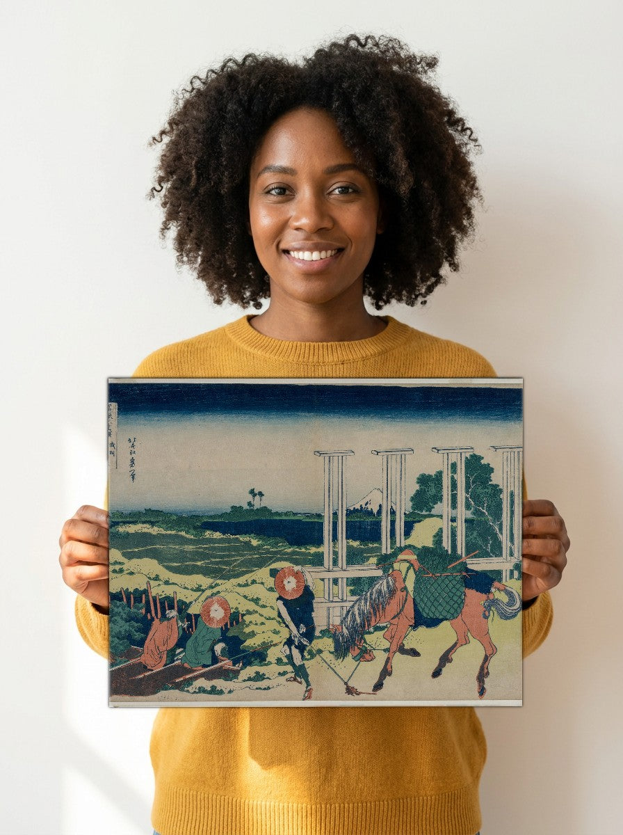 Held for scale — 14 x 11 inch canvas