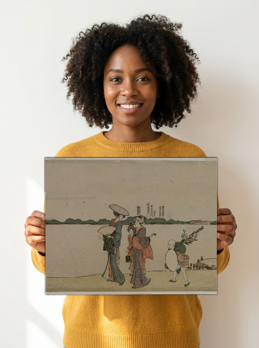 Held for scale — 14 x 11 inch canvas
