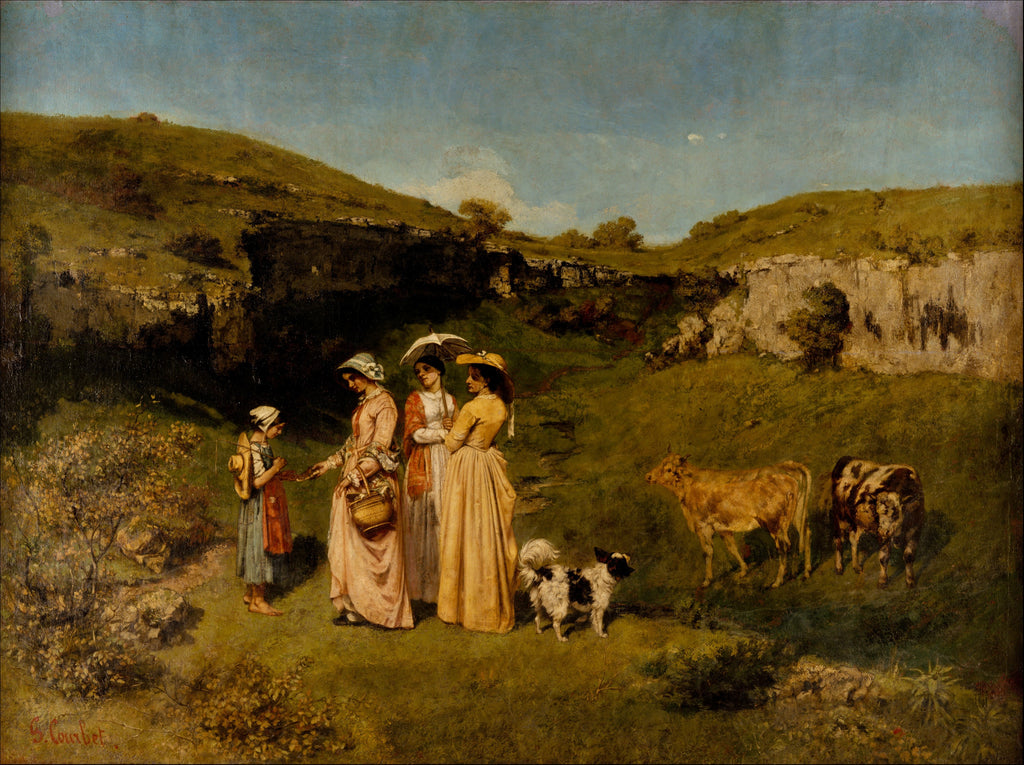 Young Ladies of the Village — Gustave Courbet (1851–52)